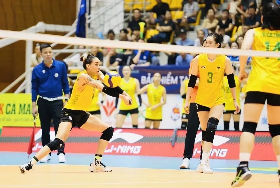 Ngoại binh Lianet García Anglada tiếp tục sát cánh cùng VTV Bình Điền Long An ở giải đấu năm nay. Ảnh: DŨNG PHƯƠNG