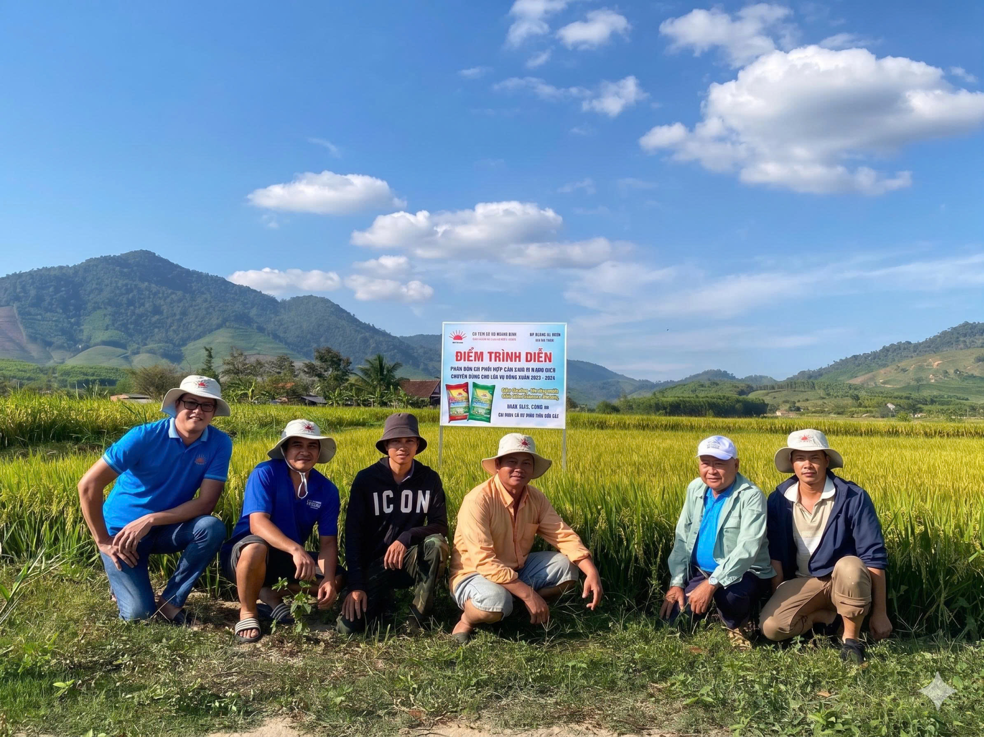 Mô hình trình diễn tại xã Cư Yang (Đắk Lắk)