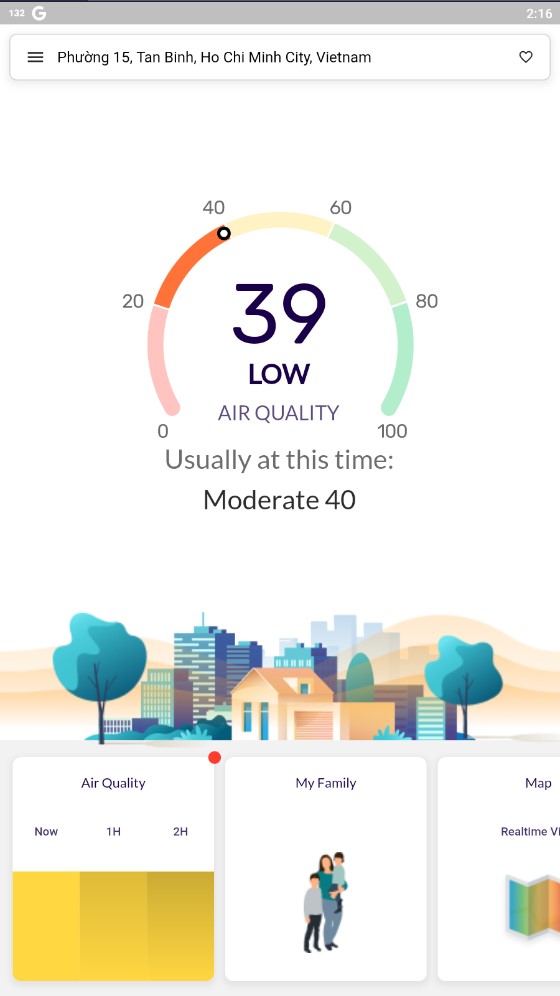 Ô nhiễm không khí, người dân đua nhau cài app đo chất lượng 