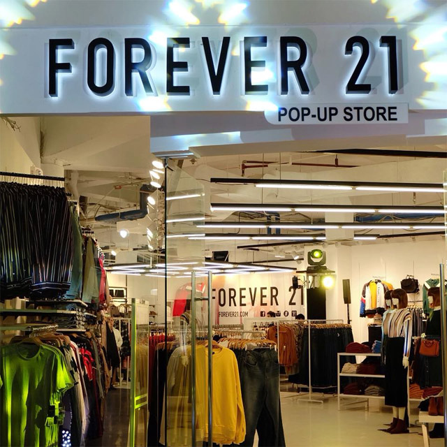 Forever 21 đã nộp đơn xin phá sản.