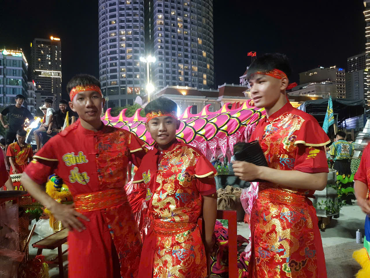 Các VĐV hân hoan chờ thi đấu