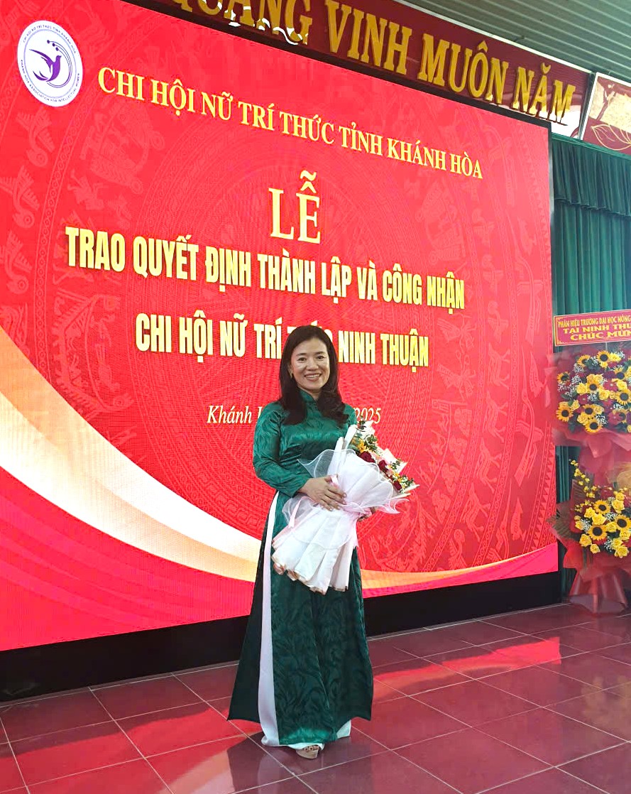 Chân dung Chi hội Trưởng Chi hội Nữ trí thức Ninh Thuận
