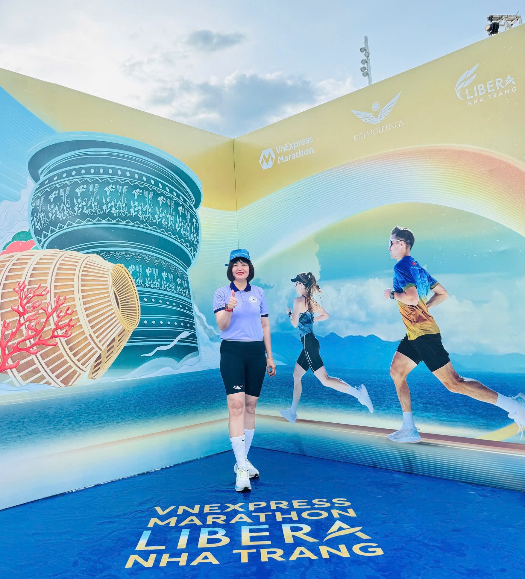 Tiến sĩ Trần Thị Mỹ Hạnh tại giải VnExpress Marathon Libera 2025