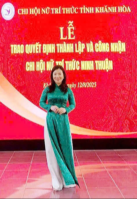 TS.Võ Nguyễn Hoài Như, Giảng viên Phân hiệu Trường Đại học Nông lâm,TP.HCM tại Ninh Thuận, Hội trưởng Chi hội Nữ trí thức Ninh Thuận