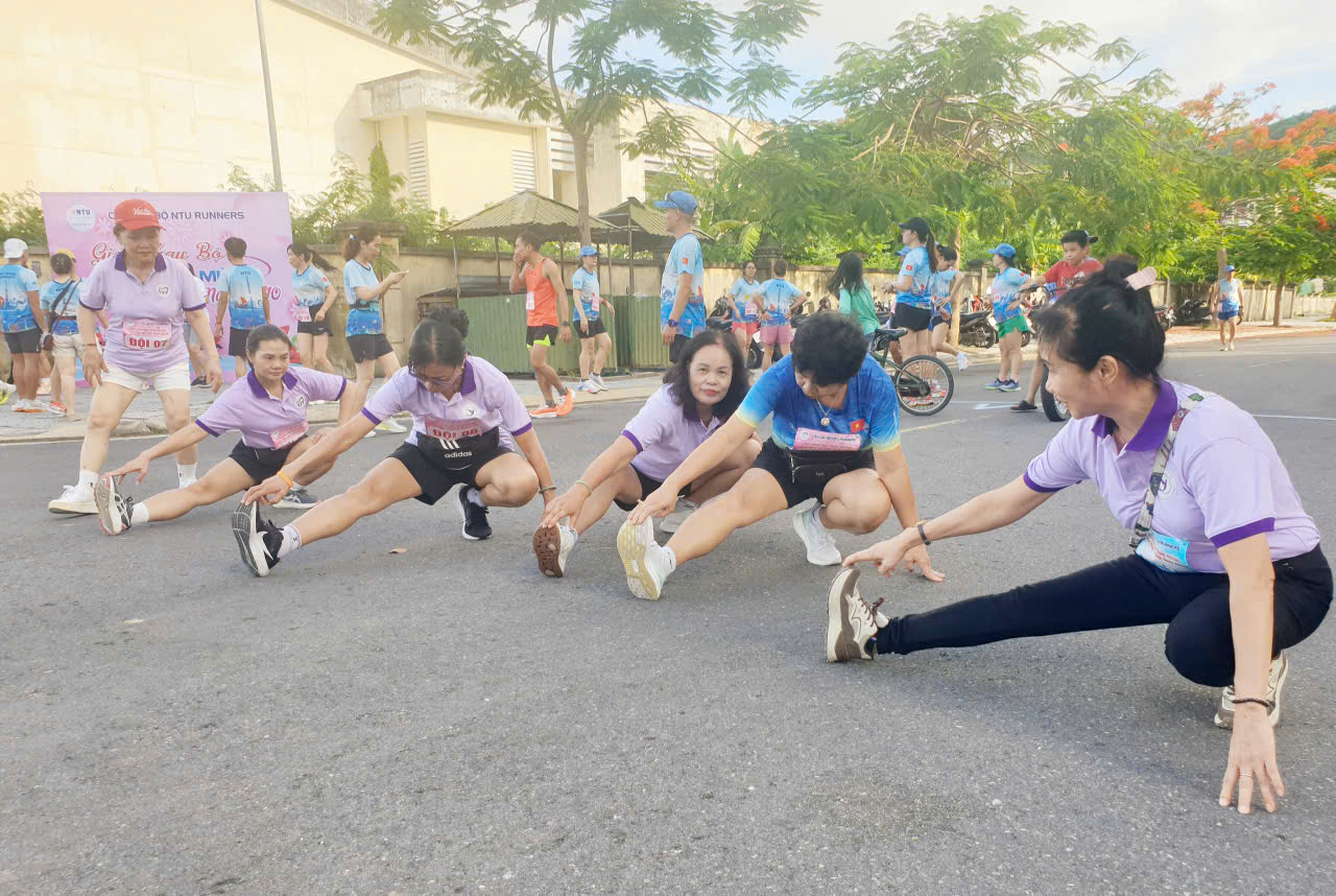   Khởi động trước giờ thi   