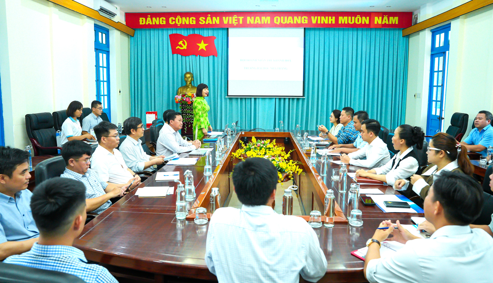 Các thành viên tham dự đã tích cực tham gia ý kiến xây dựng kế hoạch hợp tác