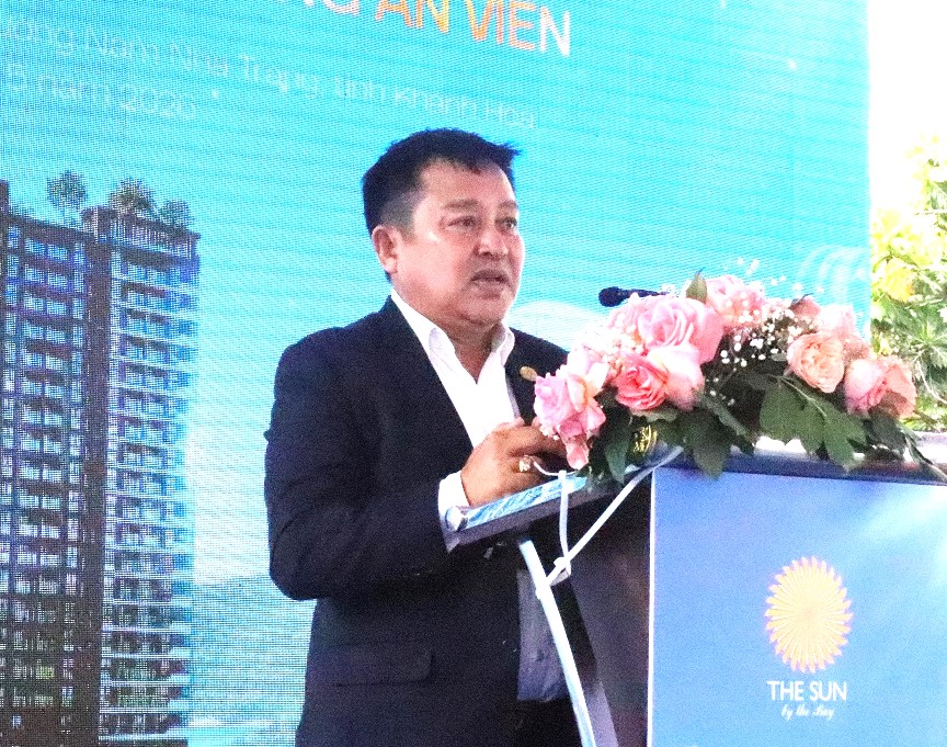 Đại diện Chủ đầu tư ông Phạm Minh Nhựt, Thành viên Hội đồng Quản trị, Phó tổng giám đốc công ty Cổ phần PT Đông Dương giới thiệu dự án