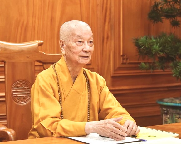 Đức Pháp chủ GHPGVN - Đại lão Hòa thượng Thích Trí Quảng