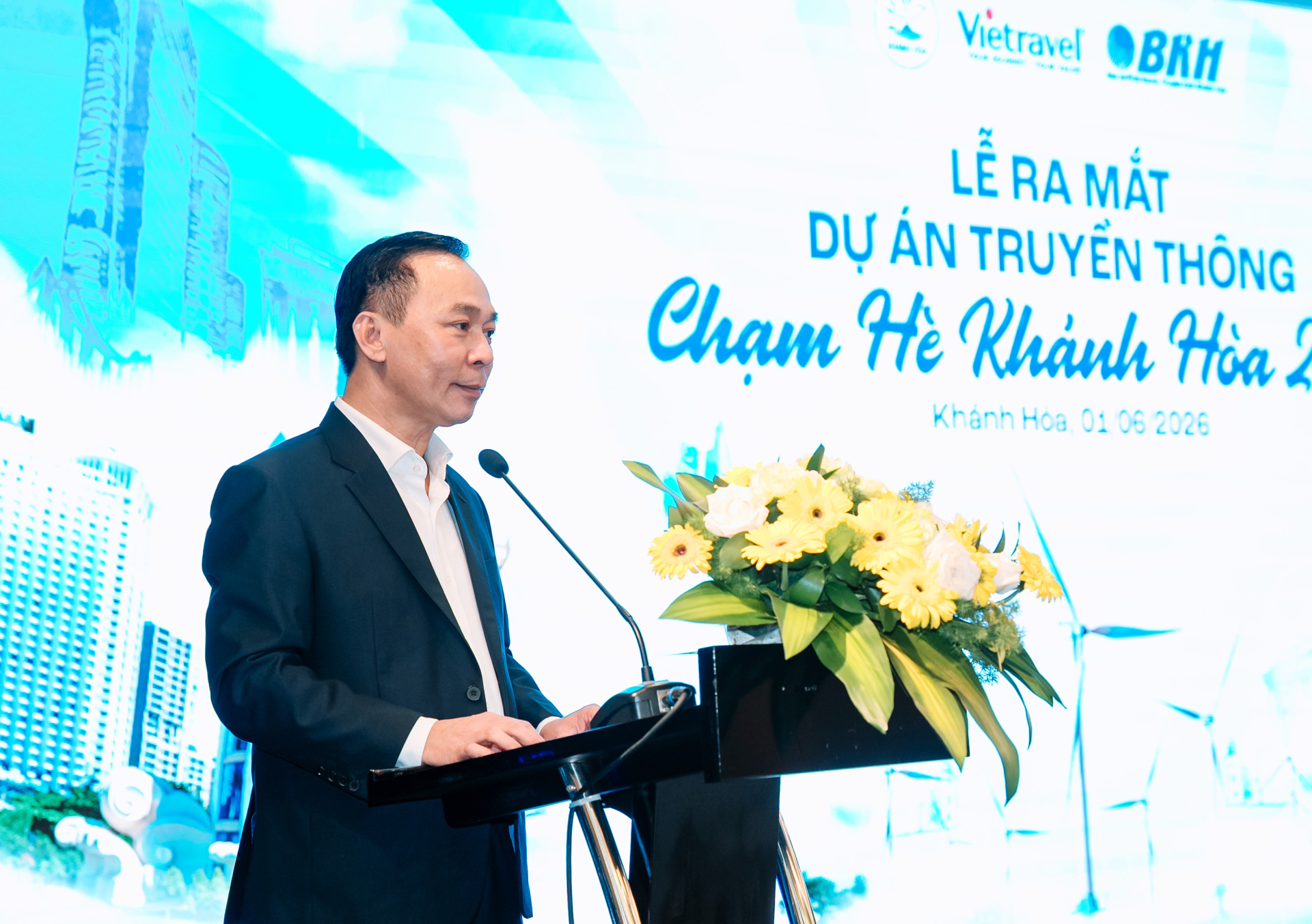 Ông Trương Văn Tiến, Giám đốc Trung tâm Xúc tiến Đầu tư, Thương mại và Du lịch tỉnh Khánh Hòa
