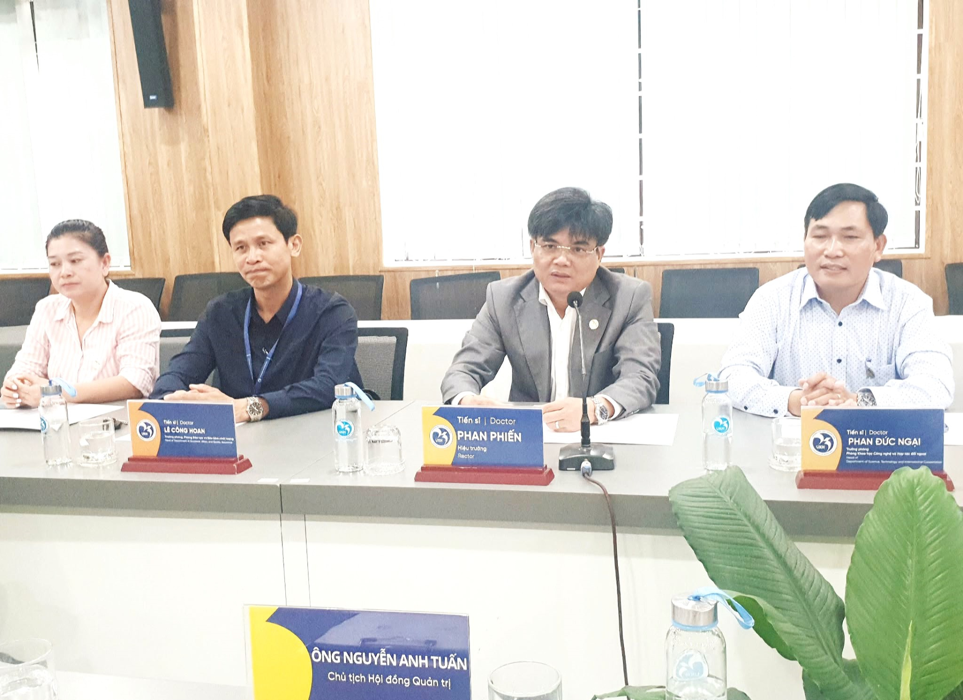 TS.Phan Phiến, Hiệu trưởng UKH chia sẻ sự tin tưởng vào chương trình hợp tác với GTO sẽ đồng hành, gắn kết cùng sự phát triển của UKH