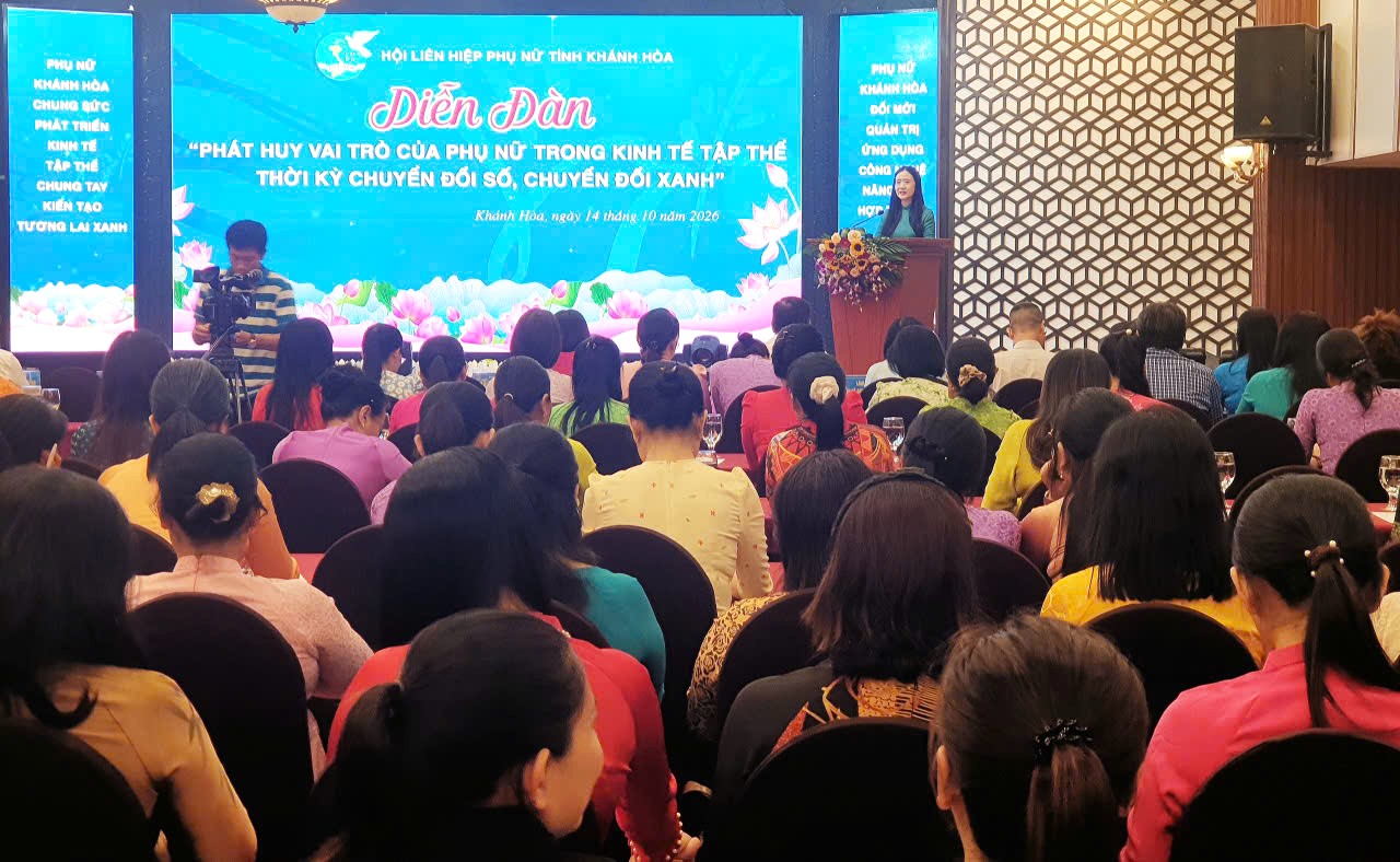 Diễn đàn thu hút 150 cán bộ, hội viên phụ nữ tỉnh Khánh Hòa