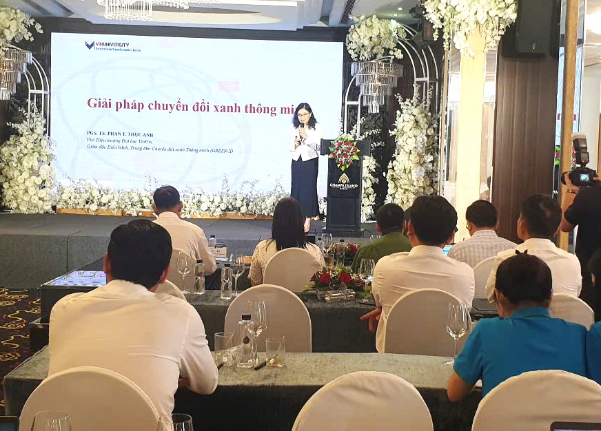 PGS-TS Phan Thị Thục Anh, Phó Hiệu trưởng kiêm Giám đốc Trung Chuyển đổi xanh thông minh, Trường Đại học VinUni (Green – X) với nội dung 