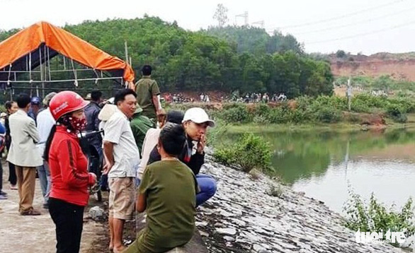 Đập Bàu Ganh là nơi phát hiện thi thể của bé Nguyễn Thị T. 