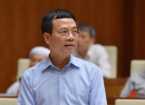 Bộ trưởng Bộ Thông tin và truyền thông Nguyễn Mạnh Hùng