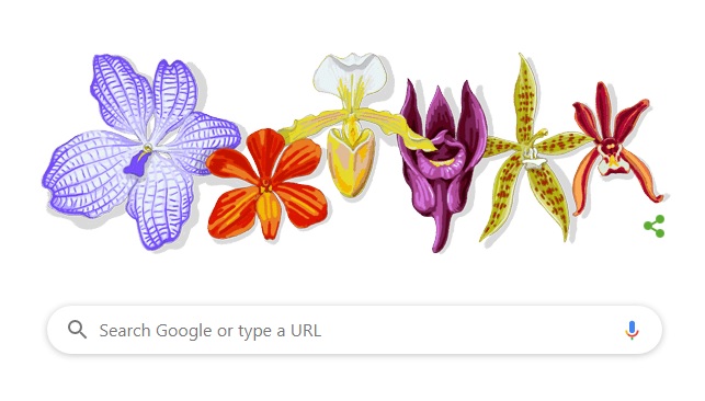 Google chúc mừng ngày sinh của giáo sư Rapee Sagarik.