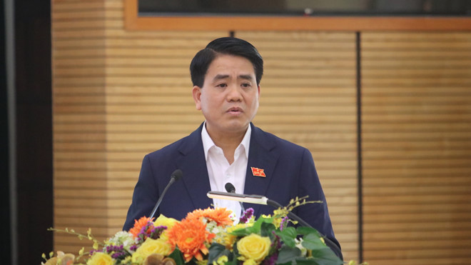 Chủ tịch UBND TP Hà Nội, ông Nguyễn Đức Chung.