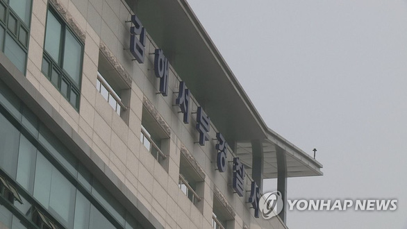  Sở cảnh sát thành phố Gimhae, tỉnh Gyeongsang Nam, Hàn Quốc - Ảnh: Yonhap News  