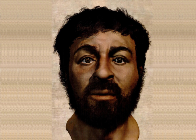 Kết quả của việc dùng phương pháp nhân chủng học để tái tạo hình ảnh của Chúa Jesus.