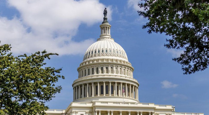   Trụ sở Quốc hội Mỹ tại Washington D.C. Ảnh: Washington Post  