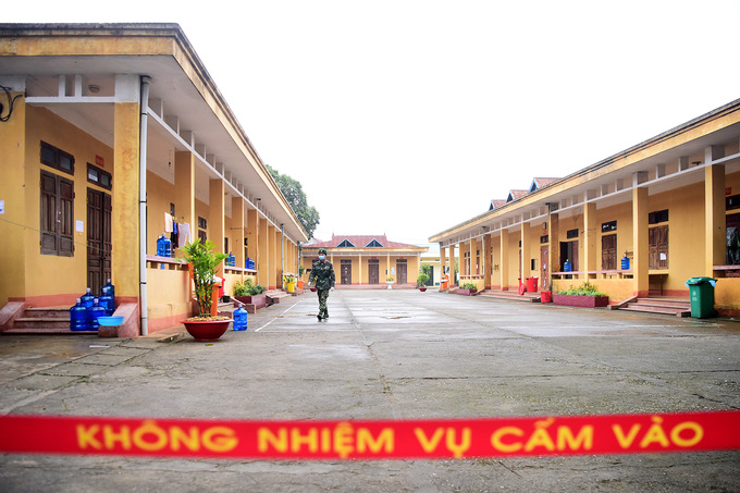 Bên trong khu vực cách ly công dân Việt Nam trở về từ Trung Quốc
