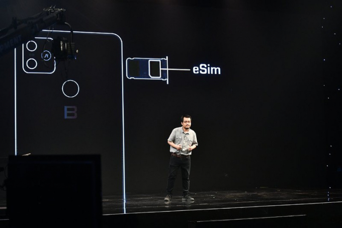 Tính năng e-SIM được giới thiệu có thể sử dụng tối đa 16 SIM trên Bphone B86.