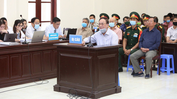   Bí cáo Nguyễn Văn Hiến tại tòa - Ảnh: TTQS  