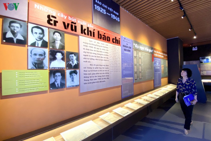 Bức tranh toàn cảnh về báo chí Việt Nam trong Bảo tàng Báo chí Việt Nam 