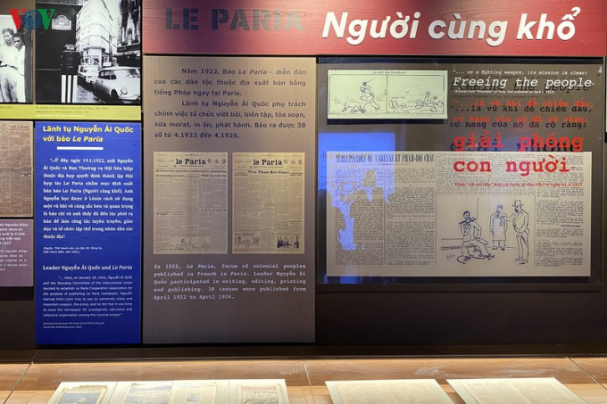 Bức tranh toàn cảnh về báo chí Việt Nam trong Bảo tàng Báo chí Việt Nam 