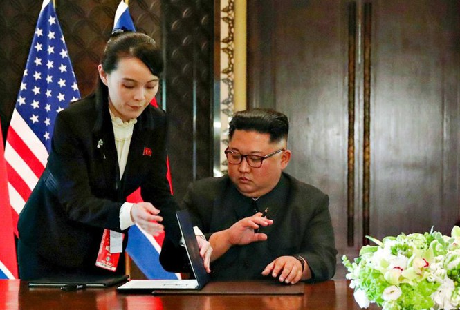 Bà Kim đóng vai trò là người trợ lý thân cận của ông Kim Jong-un.