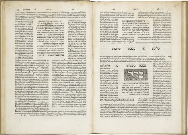 Thư tịch Babylonian Talmund về dân tộc người Do Thái là một trong 14 cuốn sách từ thế kỷ 16 còn tồn tại hoàn chỉnh đến bây giờ. Cuốn sách này được bán đấu giá với mức 9,3 triệu USD, hiện vẫn chưa biết chủ nhân sở hữu cuốn thư tịch đắt giá này là ai. Ảnh: Wikimedia Common.