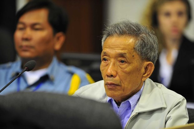 Kaing Guek Eav, bí danh Duch, được chụp tại Tòa án Khmer Đỏ năm 2011. (Nguồn: ECCC)