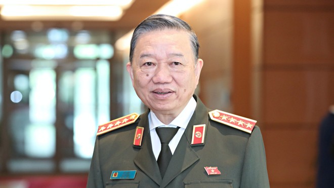 Bộ trưởng Bộ Công an Tô Lâm.