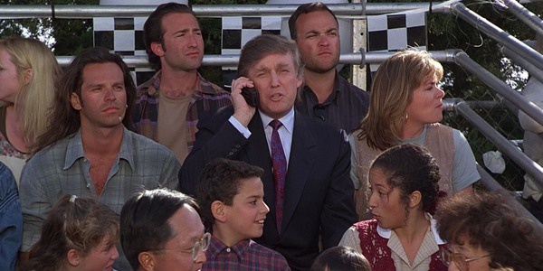 The Little Rascals (1994):  Donald Trump hóa thân vào nhân vật người cha của nhân vật phản diện Waldo (Blake Mclver Ewing đóng). Vai cameo được xây dựng dựa trên sở thích và tính khí của tổng thống ngoài đời. Ông Trump để lại ấn tượng với câu nói 