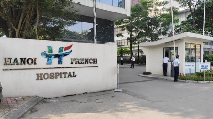   Bệnh viện Việt - Pháp nơi xảy ra sự việc.  