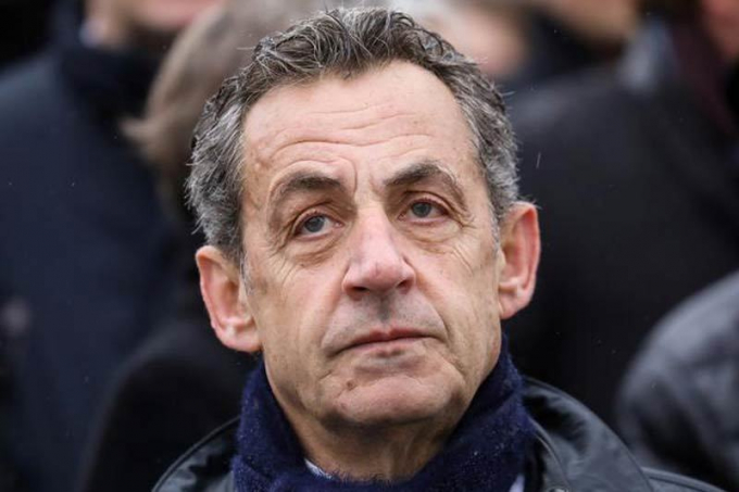 Cựu Tổng thống Nicholas Sarkozy. 