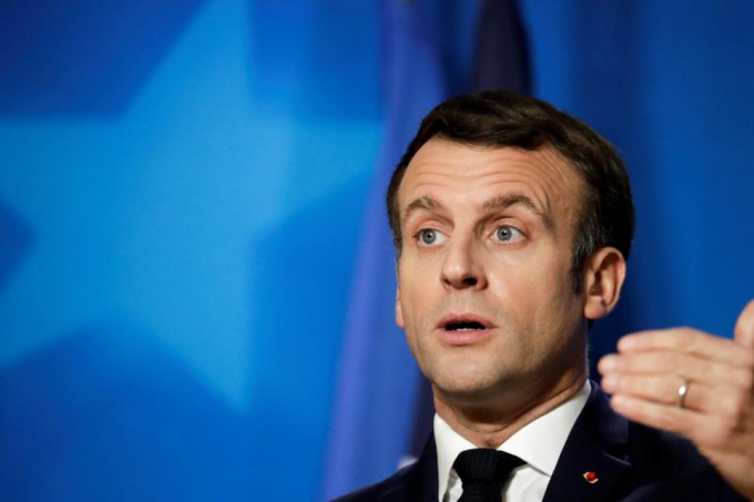   Tổng thống Pháp Macron. Ảnh: Reuters  