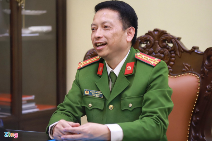 Đại tá Nguyễn Hồng Ky, Phó giám đốc Công an Hà Nội. Ảnh: H.Q.
