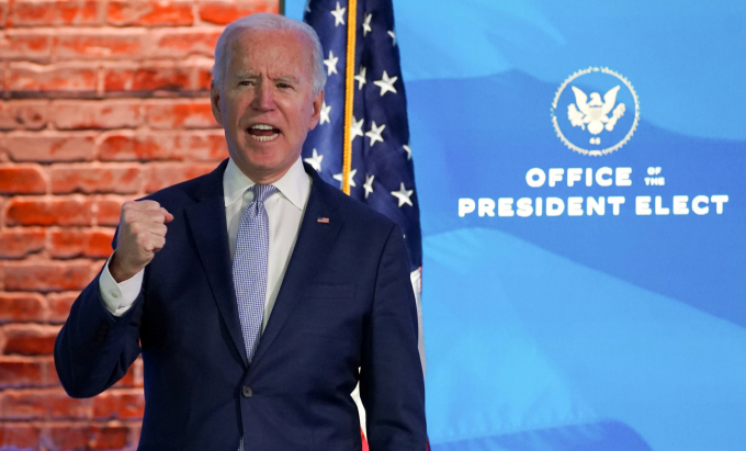   Ông Joe Biden đã được Quốc hội Mỹ xác nhận là người chiến thắng trong cuộc bầu cử tổng thống Mỹ năm 2020 - Ảnh: CNN  