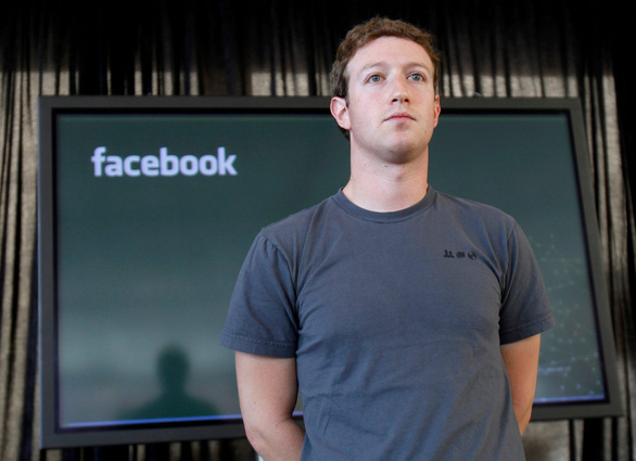   Ông chủ Facebook Mark Zuckerburg - Ảnh: REUTERS  
