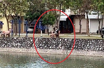 Hải Dương: Hôn nhau ở công viên giữa lúc giãn cách xã hội, đôi nam nữ bị phạt 4 triệu đồng
