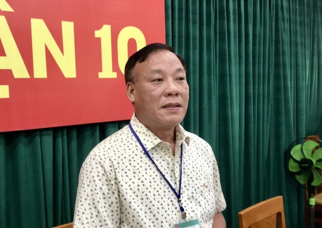 Ông Bùi Thế Hải, Phó chủ tịch UBND quận 10, TP.HCM. Ảnh: Quang Anh.