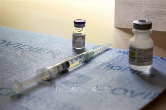   Vaccine phòng COVID-19 của Pfizer/BioNTech. Ảnh: AFP/TTXVN  