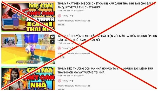 Yêu cầu YouTube gỡ kênh Timmy TV vì nguy hại đối với trẻ em
