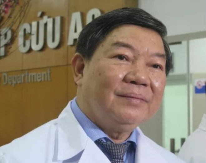   Nguyên Giám đốc Bệnh viện Bạch Mai Nguyễn Quốc Anh.   