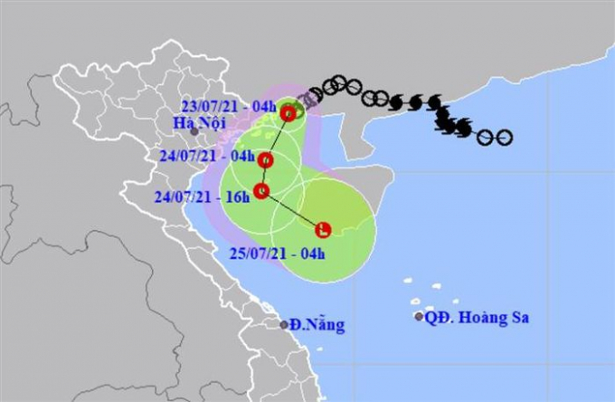 Áp thấp nhiệt đới cách Quảng Ninh 40km, các tỉnh Bắc Bộ mưa rất lớn