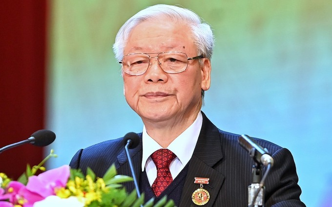   Tổng bí thư Nguyễn Phú Trọng. Ảnh: Hoàng Phong.  