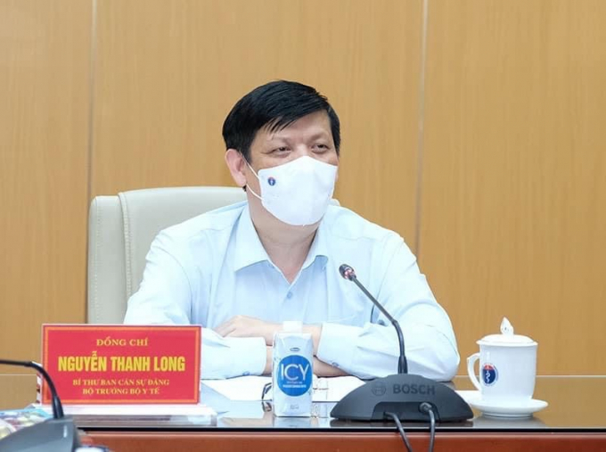   Bộ trưởng Y tế Nguyễn Thanh Long. Ảnh: VGP  