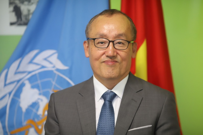 Tiến sĩ Kidong Park, Trưởng đại diện Tổ chức Y tế Thế giới (WHO) tại Việt Nam từ năm 2017. Ảnh: WHO.