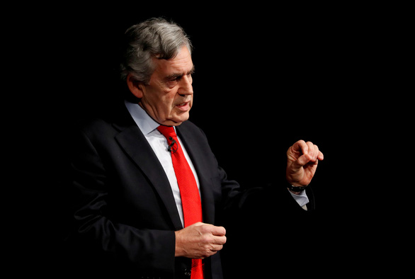 Cựu thủ tướng Anh Gordon Brown - Ảnh: REUTERS