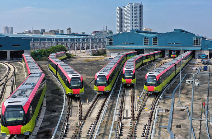 Các tuyến đường sắt đô thị đang triển khai ở Hà Nội